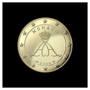10 ¢ -  Le sceau du Prince Albert II