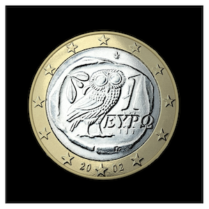 1 € - Athenian owl