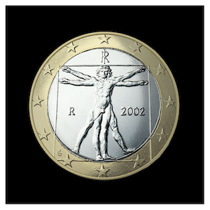 1 € - Ideal proportions of the human body