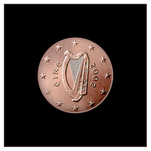 1 ¢ - Celtic harp