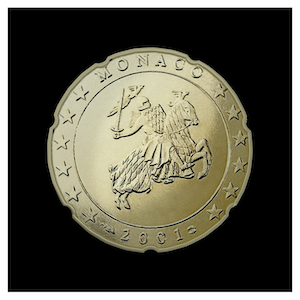 20 ¢ - The Prince Rainier III Seal