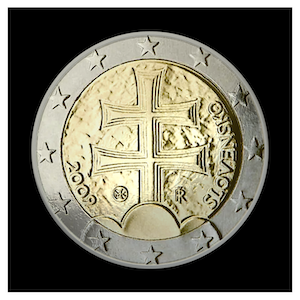 2 € - Double cross and three hills