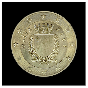 50 ¢ - Coat of Arms of Malta